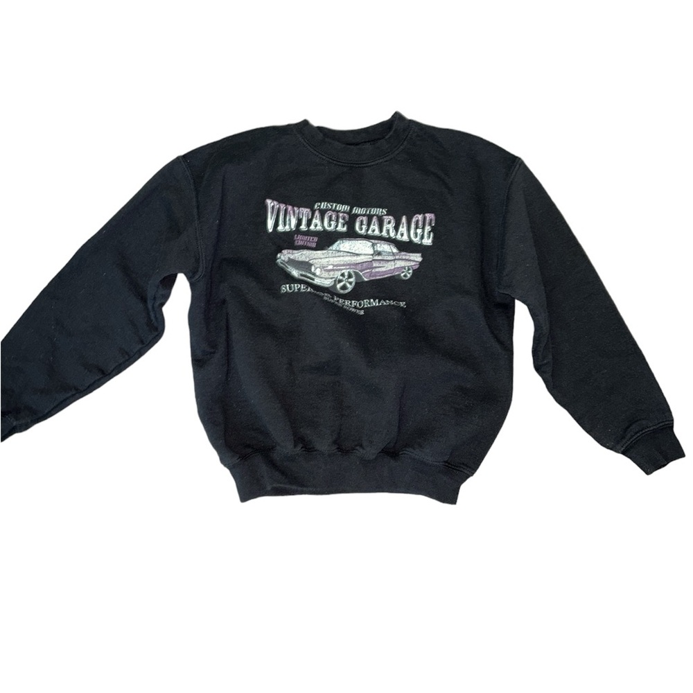 🐶❄️Full Tilt Black Vintage Garage Sweatshirt
